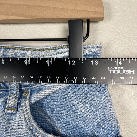 Abercrombie And Fitch The 90's Relaxed Jean High Rise Curve Love Blue 26 - Picture 15 of 16